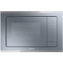 GRADE A2 - Smeg FMI420S Cucina 20L Built-in Microwave Oven And Grill - Silver Glass