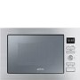 Smeg FMI425S Cucina Built-In 900W Microwave with Grill - Silver Glass