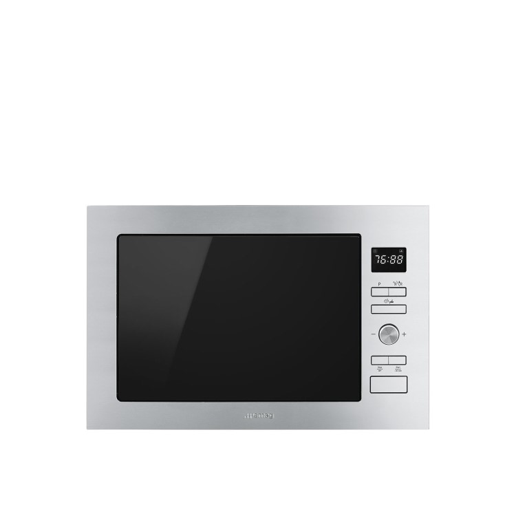 Smeg Cucina Built-in 900W Microwave with Grill - Stainless Steel