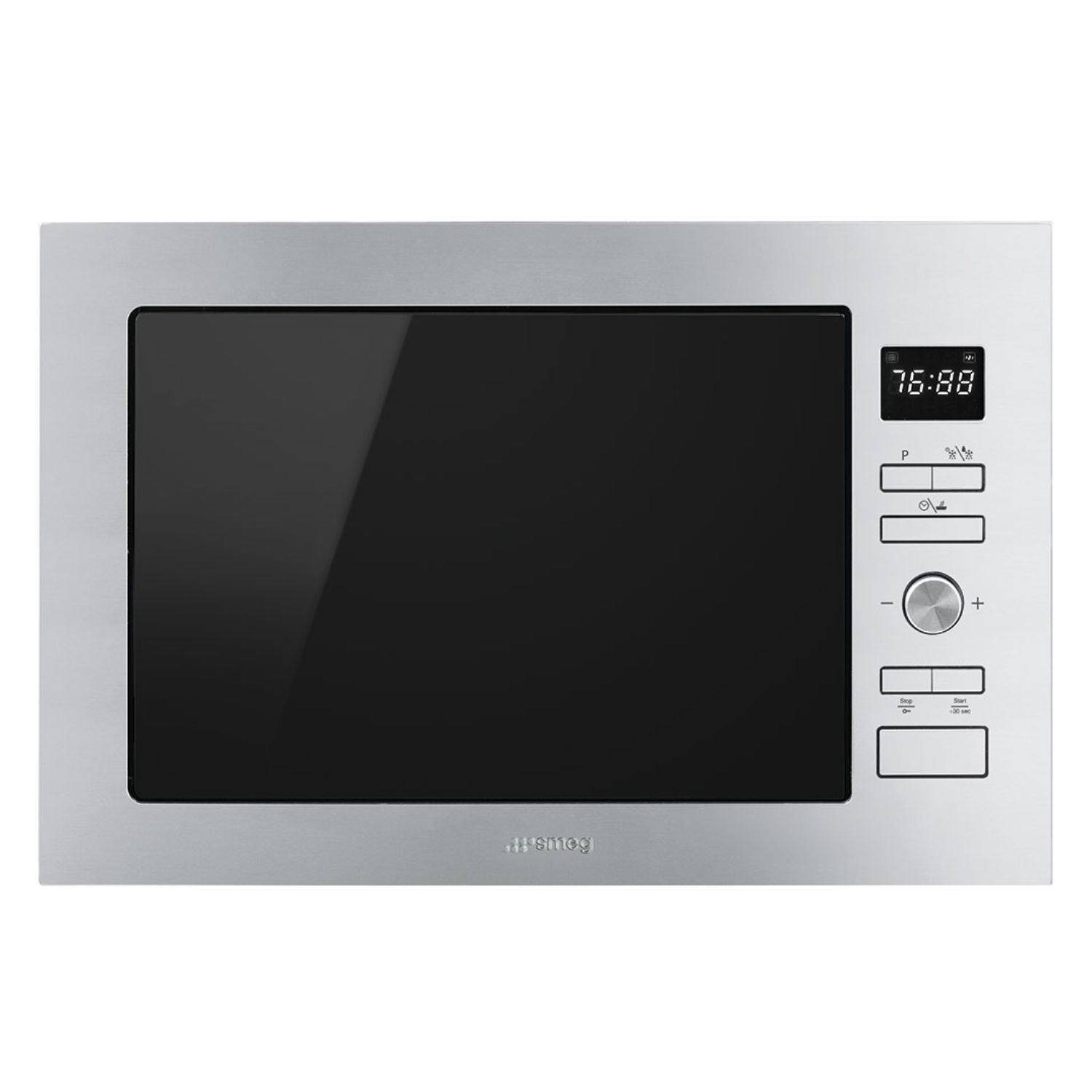 Smeg FMI425X Cucina Built-in Microwave with Grill - Stainless Steel