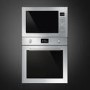 Smeg Cucina Built-in 900W Microwave with Grill - Stainless Steel