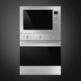 Smeg Cucina Built-in 900W Microwave with Grill - Stainless Steel