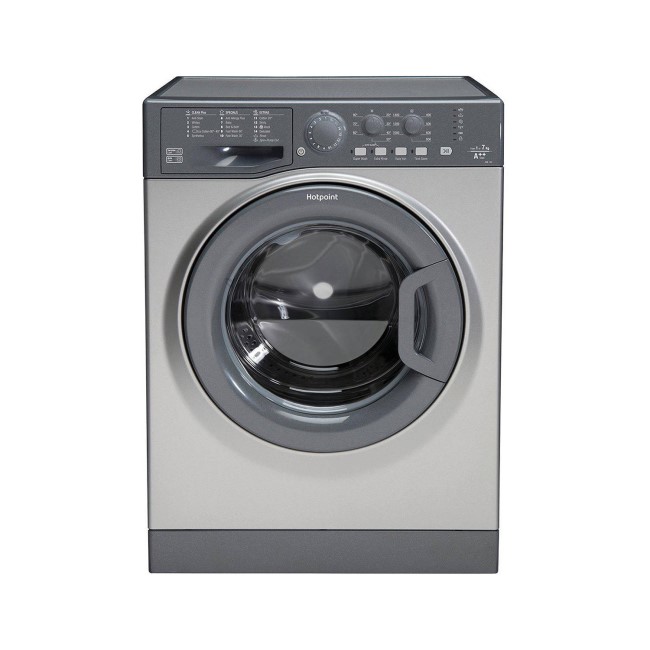 Hotpoint FML742G Aquarius 7kg 1400rpm Freestanding Washing Machine - Graphite