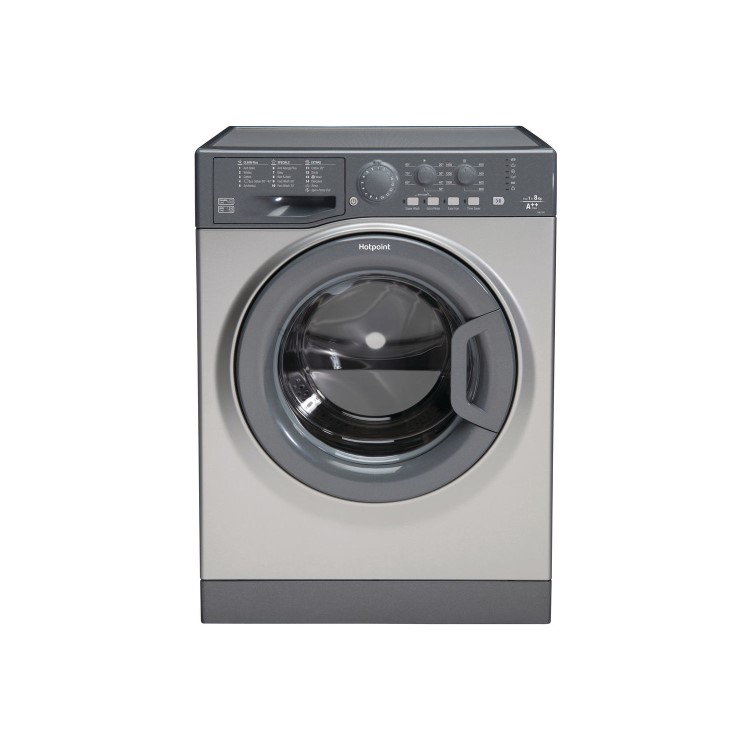 Hotpoint FML842GUK Aquarius 8kg 1400rpm Freestanding Washing Machine - Graphite