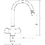 Franke Moselle Bi-flow Tap SilkSteel