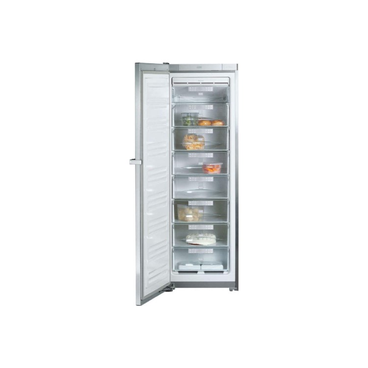 Miele FN14827Sed/clst-1 185 x 60 cm Frost Free Freestanding Freezer - CleanSteel