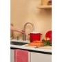 Quooker Fusion Instant Boiling Water Kitchen Tap - Stainless Steel Round Spout