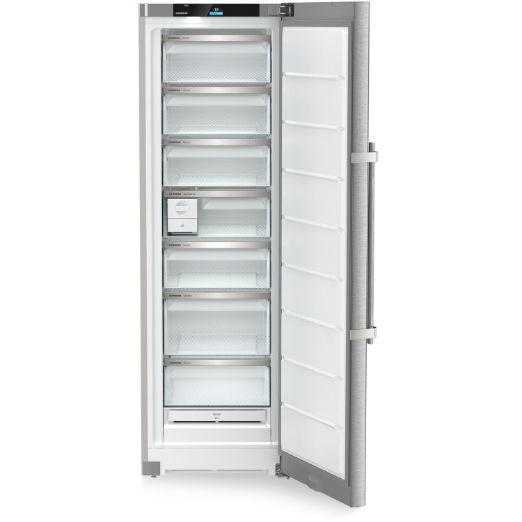 Liebherr 278 Litre Upright Freestanding Freezer - Stainless Steel