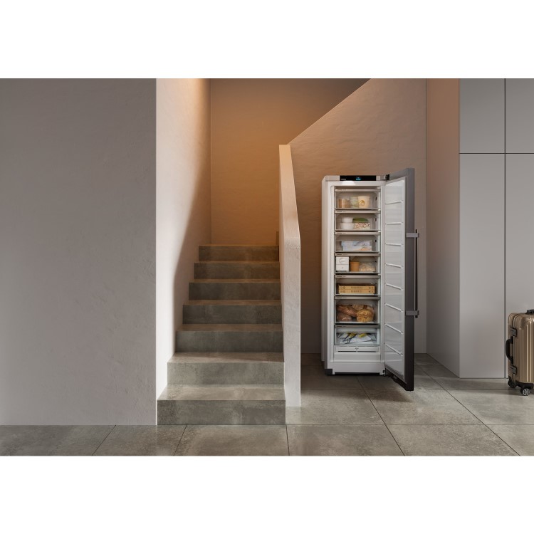Liebherr 278 Litre Upright Freestanding Freezer - Stainless Steel