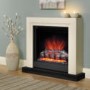 Be Modern Perthshire 31 inch Electric LED Fire with Ivory Surround 