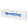 LPD Milano White High Gloss LED TV Unit - TV&#39;s up to 65&quot;