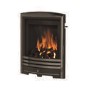 Be Modern Cast Slimline Gas Fire in Nickel Featuring Easy Grip Slide Control