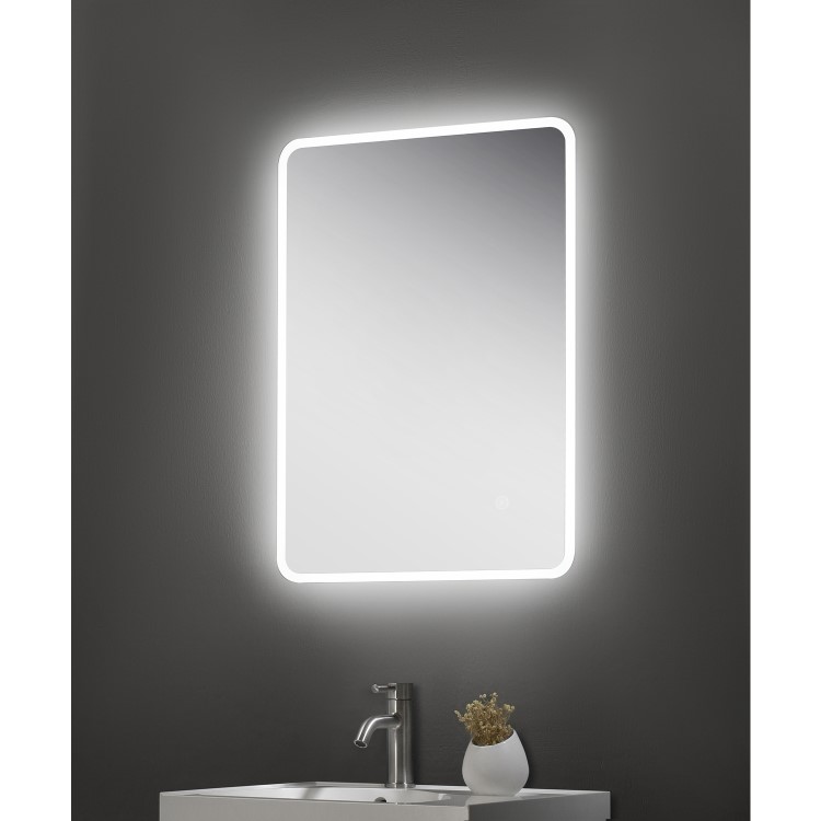 Ashan LED Universal Bathroom Mirror with Demister Pad