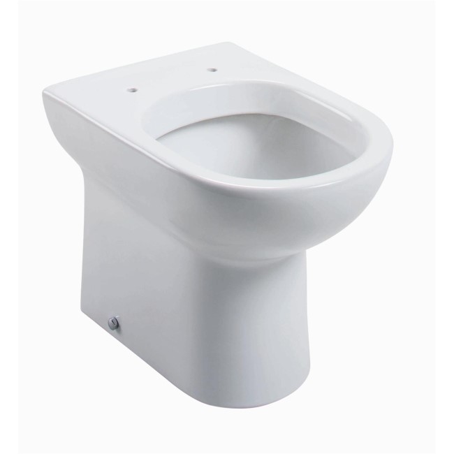 D Shape Back to Wall Toilet Seat not Included