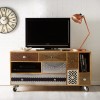 Sorio Multi Drawer Reclaimed Wood TV Unit - TV&#39;s up to 50&quot;