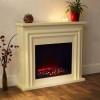 Suncrest Skipton Electric Fireplace Suite in Soft White