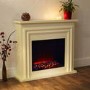 Suncrest Skipton Electric Fireplace Suite in Soft White