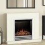 Be Modern Flare Colby White Freestanding Electric Fireplace Suite 38 Inch