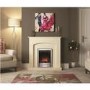 Cream Freestanding Pebbe Effect Electric Fireplace Suite - Be Modern Bewley