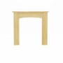 48 Inch Natural Oak Effect Freestanding Fireplace Surround - Be Modern