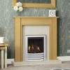 Grey Freestanding Pebbel Effect Fireplace Surround - Be Modern Hainsworth