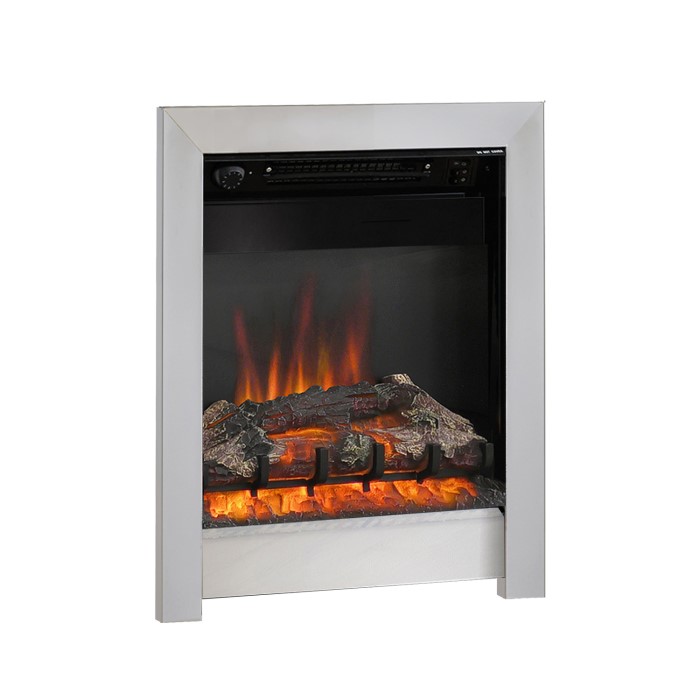 18 Athena Electric Fireplace Insert In Chrome Be Modern Range