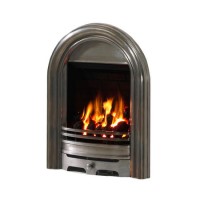 Be Modern Abbey Slimline 120mm Gas Fire Fully Polished