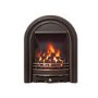Be Modern Abbey Deepline 180mm Gas Fire in Black Highlight