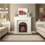 Be Modern Abbey Deepline 180mm Gas Fire in Black Highlight