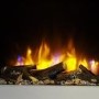 Suncrest Copley Electric Fireplace Suite in White with Wide Screen Fire