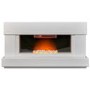 Adam Verona Fireplace Suite in Pure White