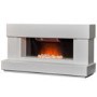 Adam Verona Fireplace Suite in Pure White
