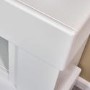 Adam Verona Fireplace Suite in Pure White