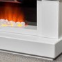 Adam Verona Fireplace Suite in Pure White
