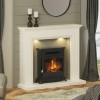 Be Modern 16&quot; Black Outset Electric Stove Fire - Elstow