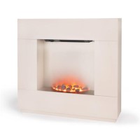 Beldray Sorrento Electric Fireplace Suite in Cream