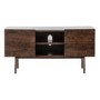 Gallery Barcelona White Marble Top Media TV Unit - TV's up to 50"