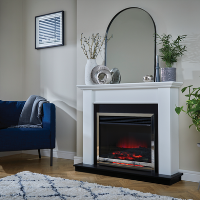 Suncrest Antigua Electric Fireplace Suite