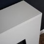 Suncrest Raby White Electric Fireplace Suite