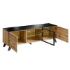 Wooden TV Unit with LED Lighting - TV&#39;s up to 63&quot; - Neo