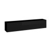 Large Black High Gloss Wall Mounted TV Unit - TV&#39;s up to 56&quot; - Neo