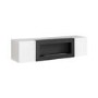 Floating Bioethanol Fire in White High Gloss - Neo 