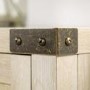 Foster Light Oak Effect TV Unit with Electric Fire & Storage Cupboards - TV's up to 60"