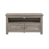 Brown Wooden Effect TV Unit with Storage &amp; Open Shelf - Foster - TV&#39;s up to 48&quot;