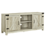 Foster Light Wood Effect TV Unit with Open Shelves & Cupboards - TV's up to 60"