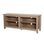 Foster Light Wood Effect TV Unit with 4 Open Shelves - TV's up to 60"
