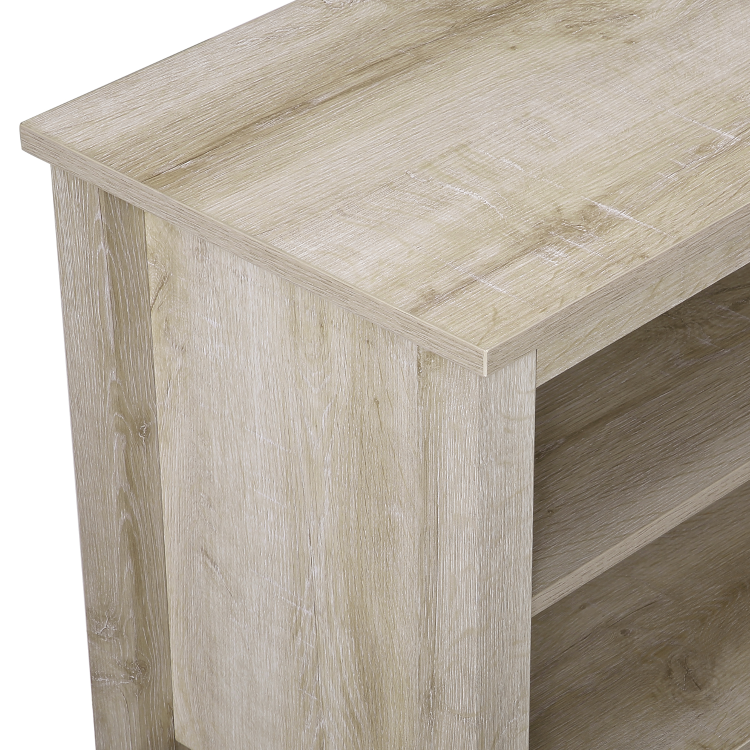 Foster Light Oak TV Unit with 4 Open Shelves -TV's up to 60"