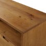 Solid Pine TV Unit with Open Shelves & Storage - TVs up to 64" - Foster