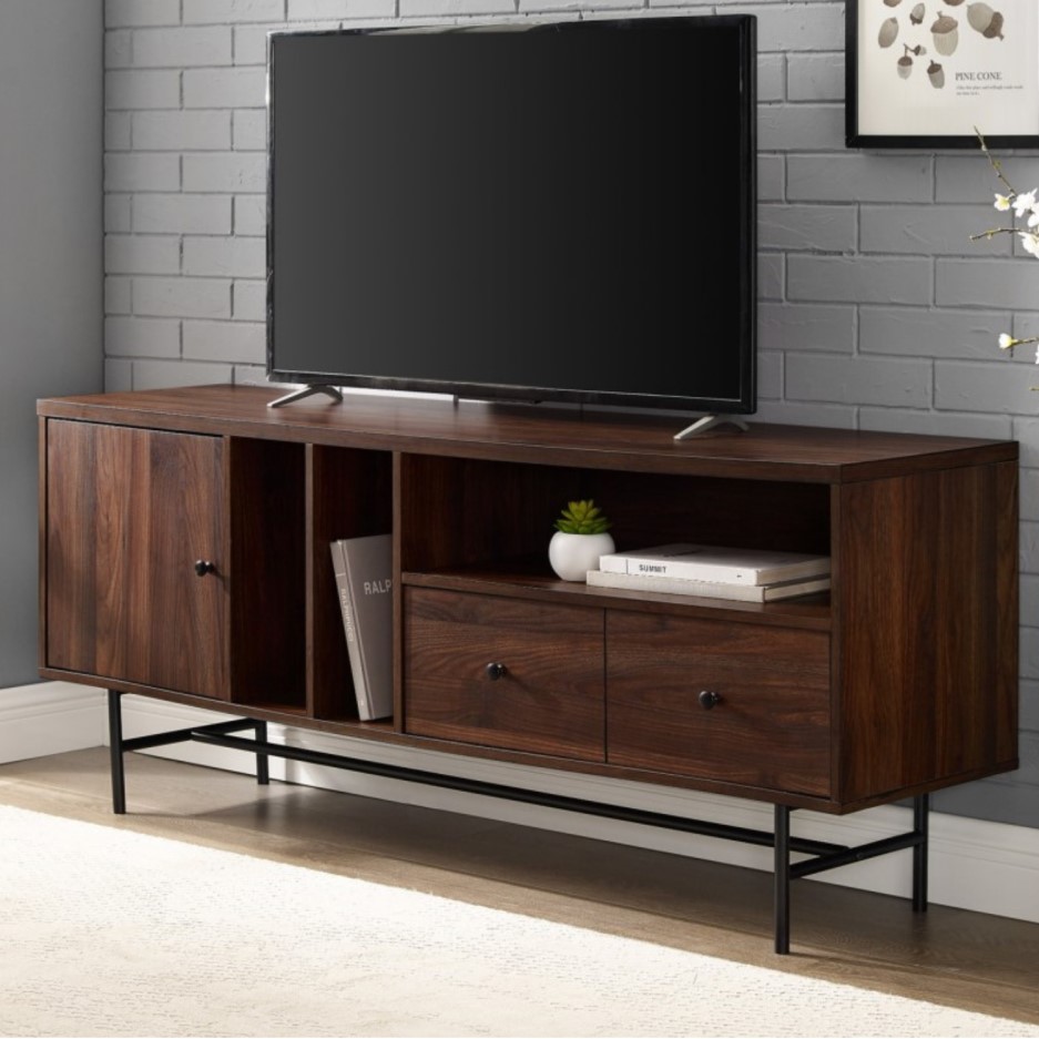 dark wood unit