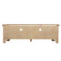 Large Smoked Oak TV Stand with Storage